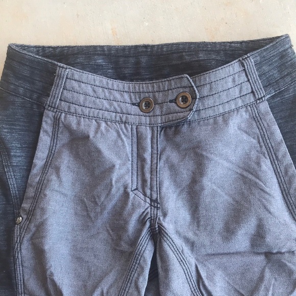 Lululemon Ride On Reflective Roll Up Gray Shorts Bermuda Size 2 - Picture 6 of 10